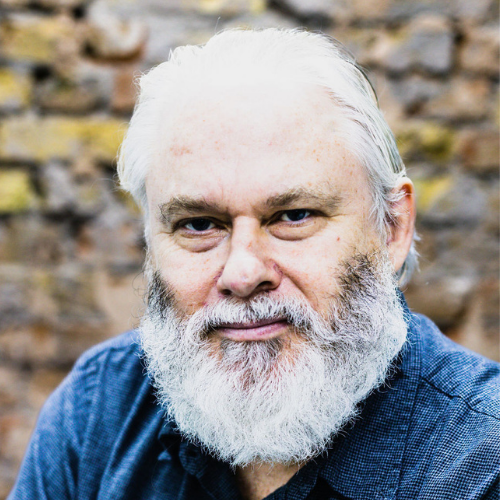 A man with white beard and hair